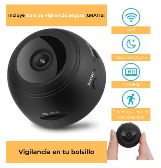 Mini cámara de seguridad invisible HD - Smarteye